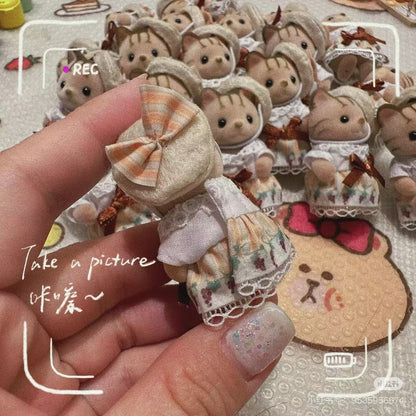 【limit 1】SylvanianFamilies｜Striped Cat Baby Elegant Set