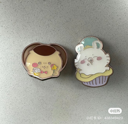 Chiikawa 吉伊卡哇｜可爱金边金属徽章盲盒/全12种｜1枚入