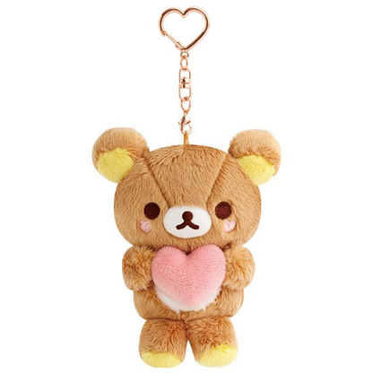 Sanx｜Universe "Heart" Rilakkuma Mascot Holder /Plush Keychain｜H100 x W85 x D50mm approx.