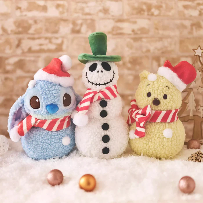 Disney迪士尼｜Plush Toy / Snowmen Christmas 2024东迪冬日圣诞限定雪人雪球系列可爱角色毛绒玩偶/公仔｜约26.5×18×15cm