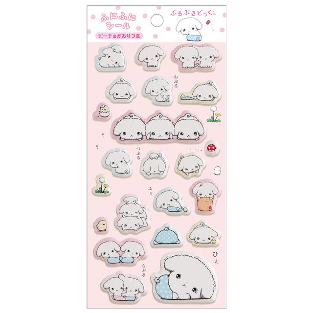 Sanx｜FuniFuni Puffy Squishy Sticker｜200×95mm approx.