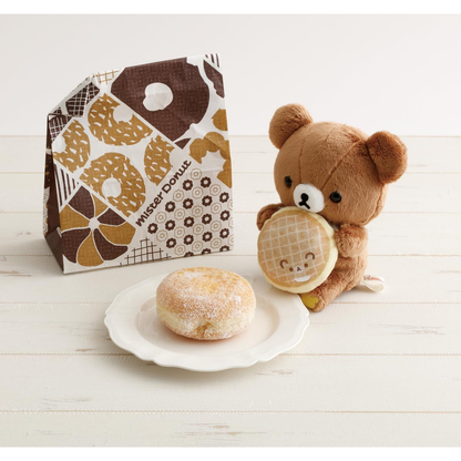 Rilakkuma｜Mister Donut Standing Plush Dolls/Plush Toy｜ 150×140×110mm approx.