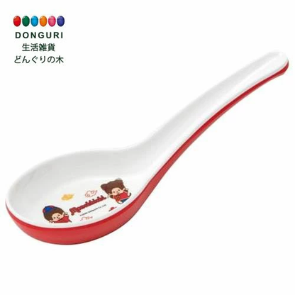 Monchhichi｜ Melamine Chinese Spoon/Chinese Dinnerware｜140 x 44 mm approx.