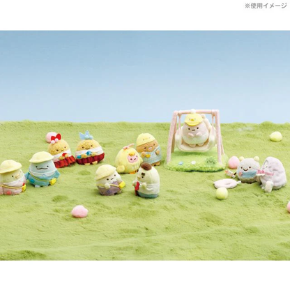 Sumikko gurashi｜Neko Cat Swing Scene Plush Doll Kindergarten｜H120×W120×D100mm approx.