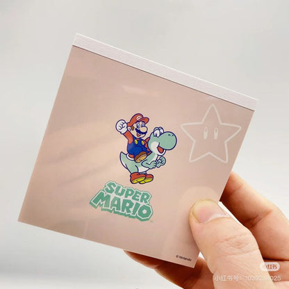 Nintendo｜Super Mario Brothers Square Memo｜95×95×10mm approx.