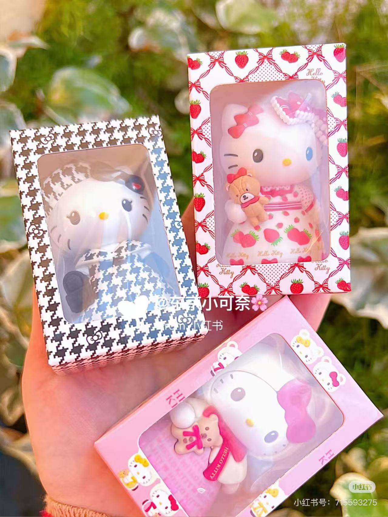Hello Kitty｜Monochrome Girly Twin Coordinate Birthday Doll mystery bag/blind box/All 8 types｜1pcs
