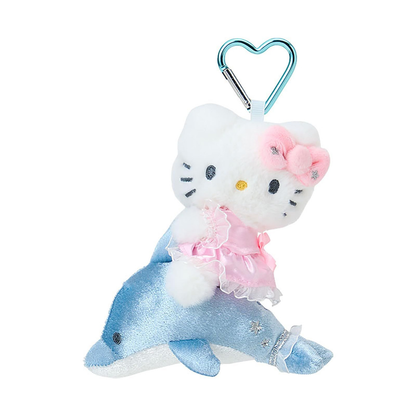 Sanrio｜Shiny Dolphin Characters Mascot Holder /Plush Keychain｜12×6×14cm approx.