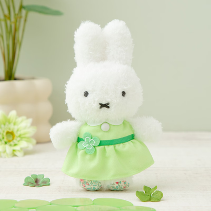 Miffy｜Flower Dress Fluffy Mascot Holder /Plush Keychain｜W110 x H160 mm approx.