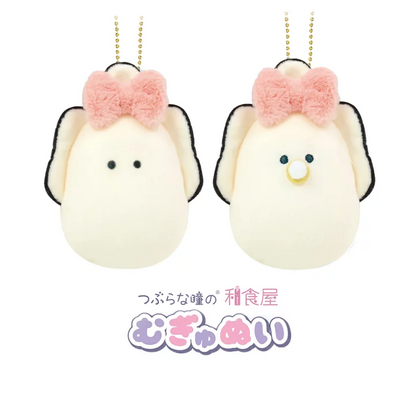 和食屋｜蝴蝶结可爱牡蛎生蚝宝宝挂件/包挂/超好捏｜约W9 x H12 x D5 (cm)