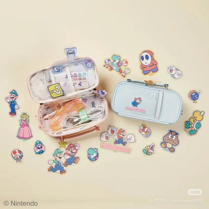 Nintendo｜Super Mario Brothers Boxed Masking Stickers｜ 30×30mm approx.