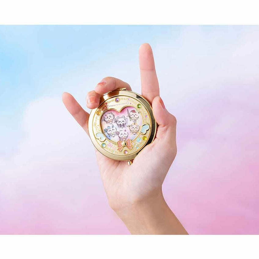 Chiikawa 吉伊卡哇｜超魔法少女/小魔仙系列变身镜/便携镜/随身化妆镜｜約H77×W70×D10mm