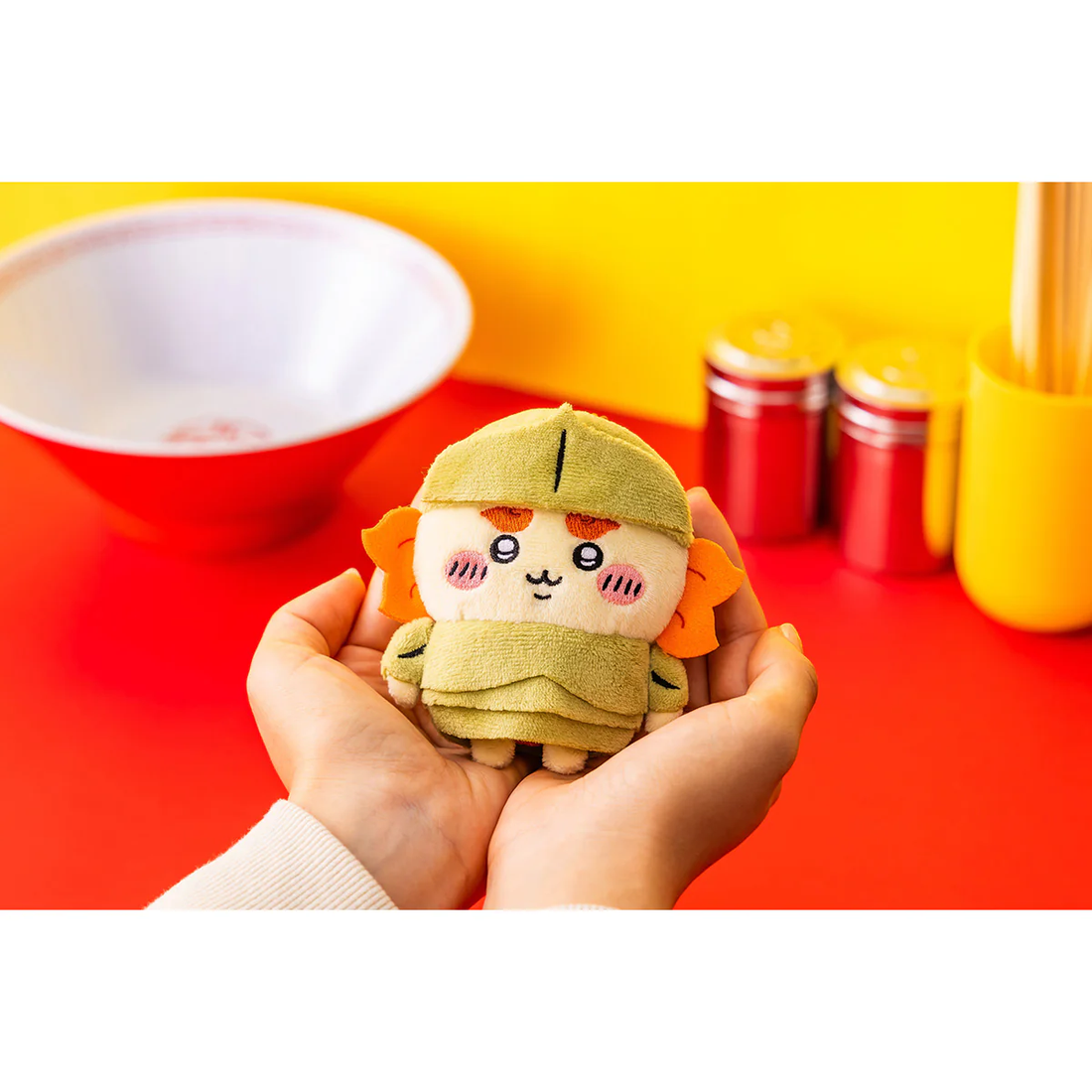 chiikawa｜Armor Shisa Mascot Holder /Plush Keychain｜H110 x W100 x D55 mm approx.