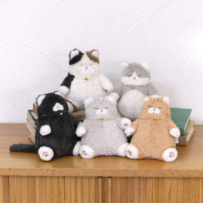 LIV HEART｜Cat Affirmation Mascot Panda Mascot Holder /Plush Keychain｜ 10 x 9 x 14.5 cm approx.