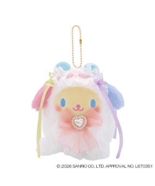 Sanrio｜Lolita Ghost Mascot Holder /Plush Keychain｜W7 x H11cm approx