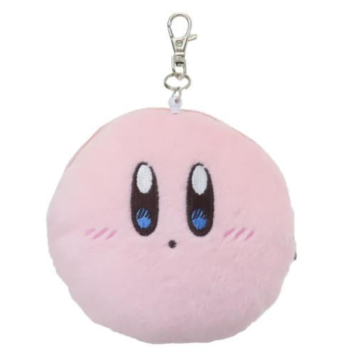 Kirby｜Face Plush Pass Case Pouch with Reel｜128×40mm approx.