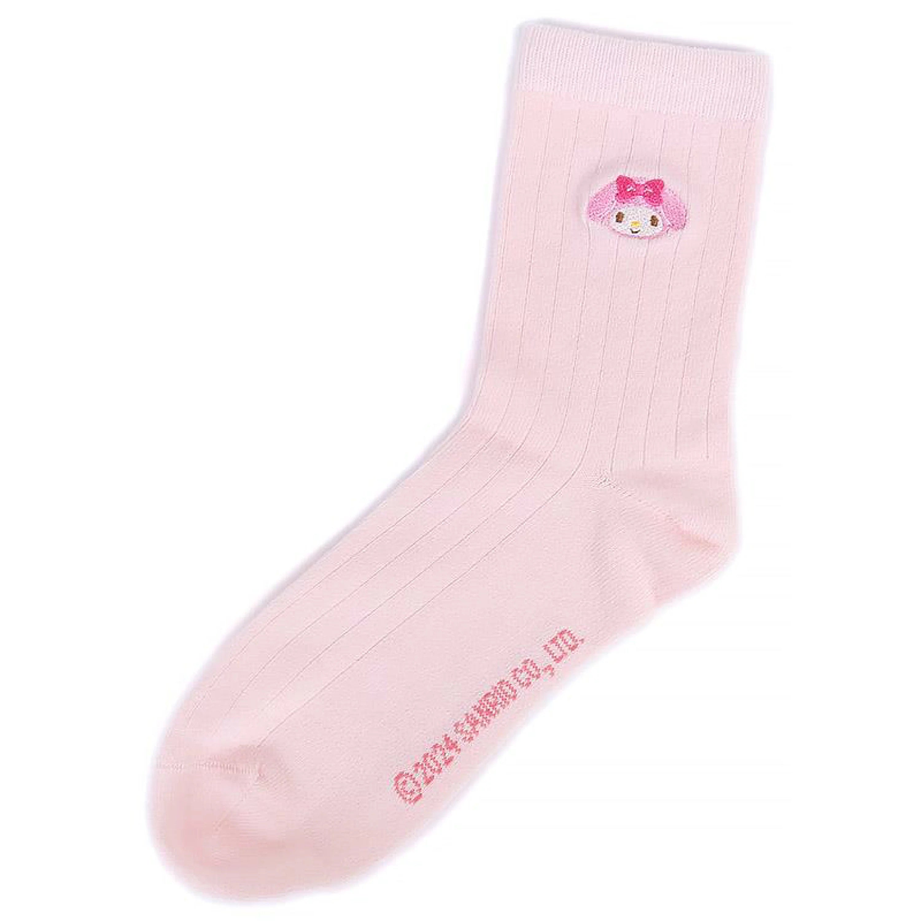 Sanrio｜Embroidery Socks｜22-24cm approx.