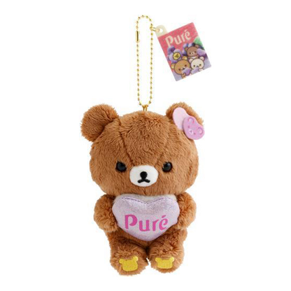 【limit 1】Rilakkuma｜Pure Gummy Mascot Holder /Plush Keychain｜9 x 8 x 13 cmapprox.