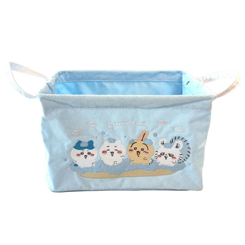 Chiikawa 吉伊卡哇|四小只洗澡图案可收纳洗衣框|约H185 x W295 x D220mm