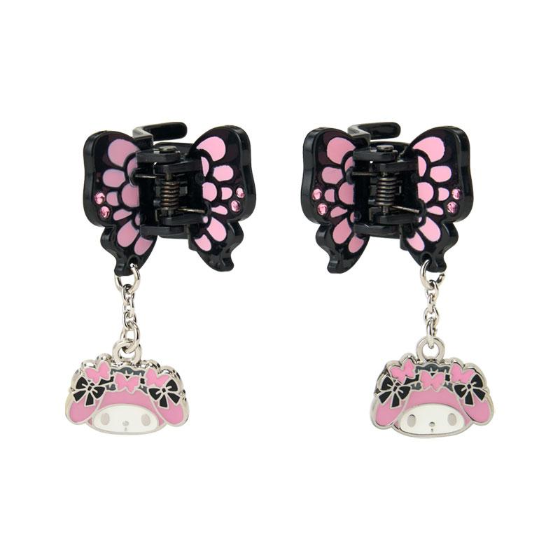Sanrio｜Butterfly Swaying Charm Mini Hair Clip Set｜3×2.5×2.5cm approx.