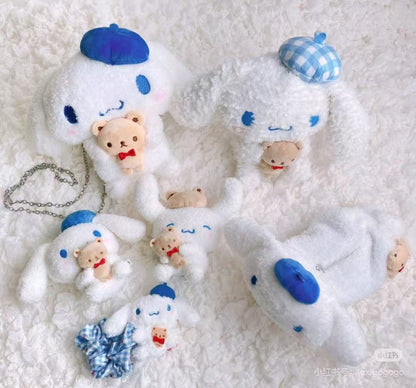 Sanrio｜Cinnamoroll with the Bear Plush Dolls/Plush Toy｜28.5×13.8×18.5cm approx.