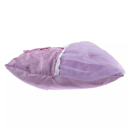 Disney迪士尼｜FEEL LIKE RAPUNZEL公主蕾丝纱裙抱枕/枕芯可替换/质感好好｜約縦45×横45×厚み17(cm)