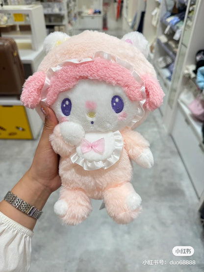 Sanrio｜Paino天使小羊星星眼/害羞脸毛绒公仔/玩偶｜约15 x 18 x 23cm