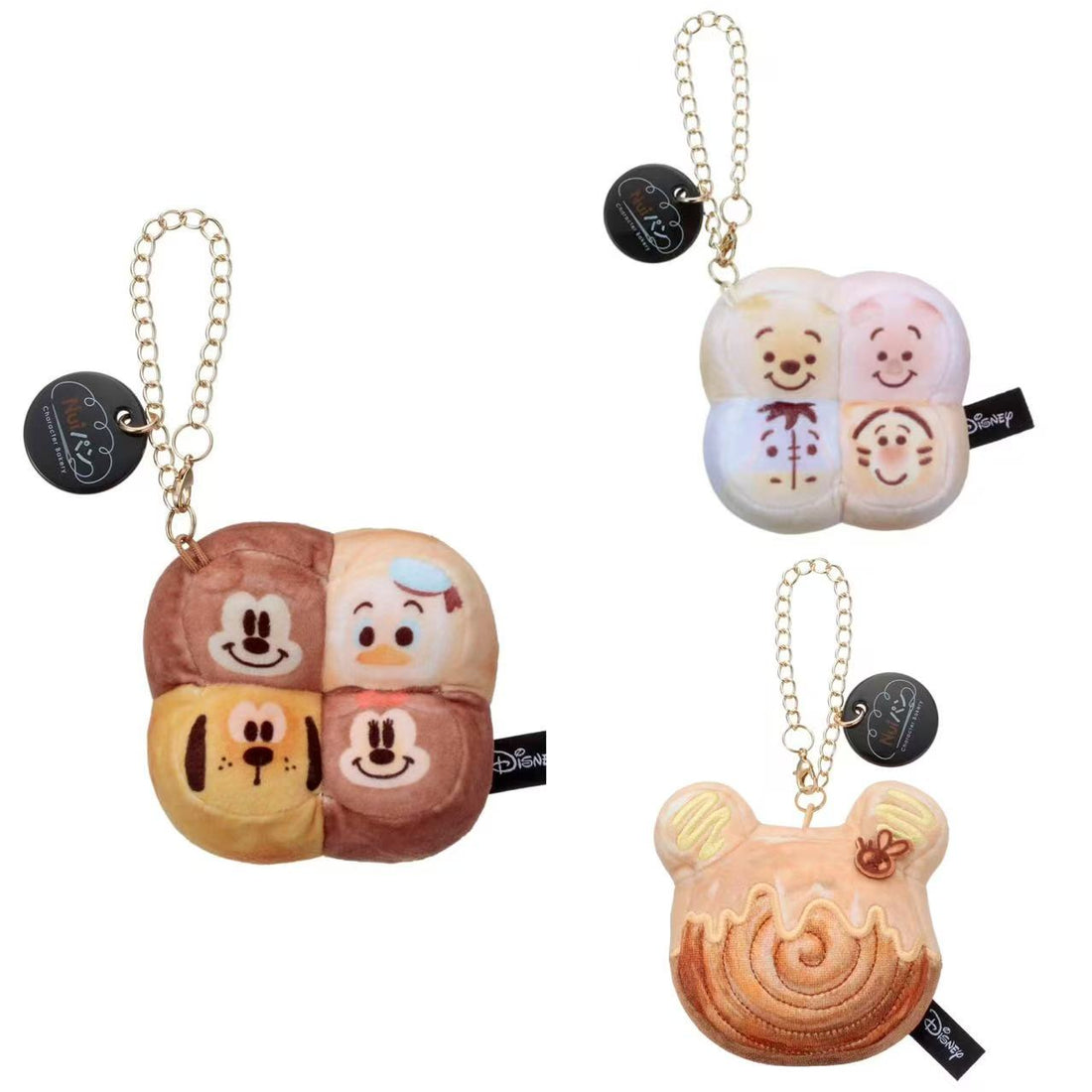 Disney｜Nui Bread Mascot Holder /Plush Keychain｜W100×H170×D65mm approx.