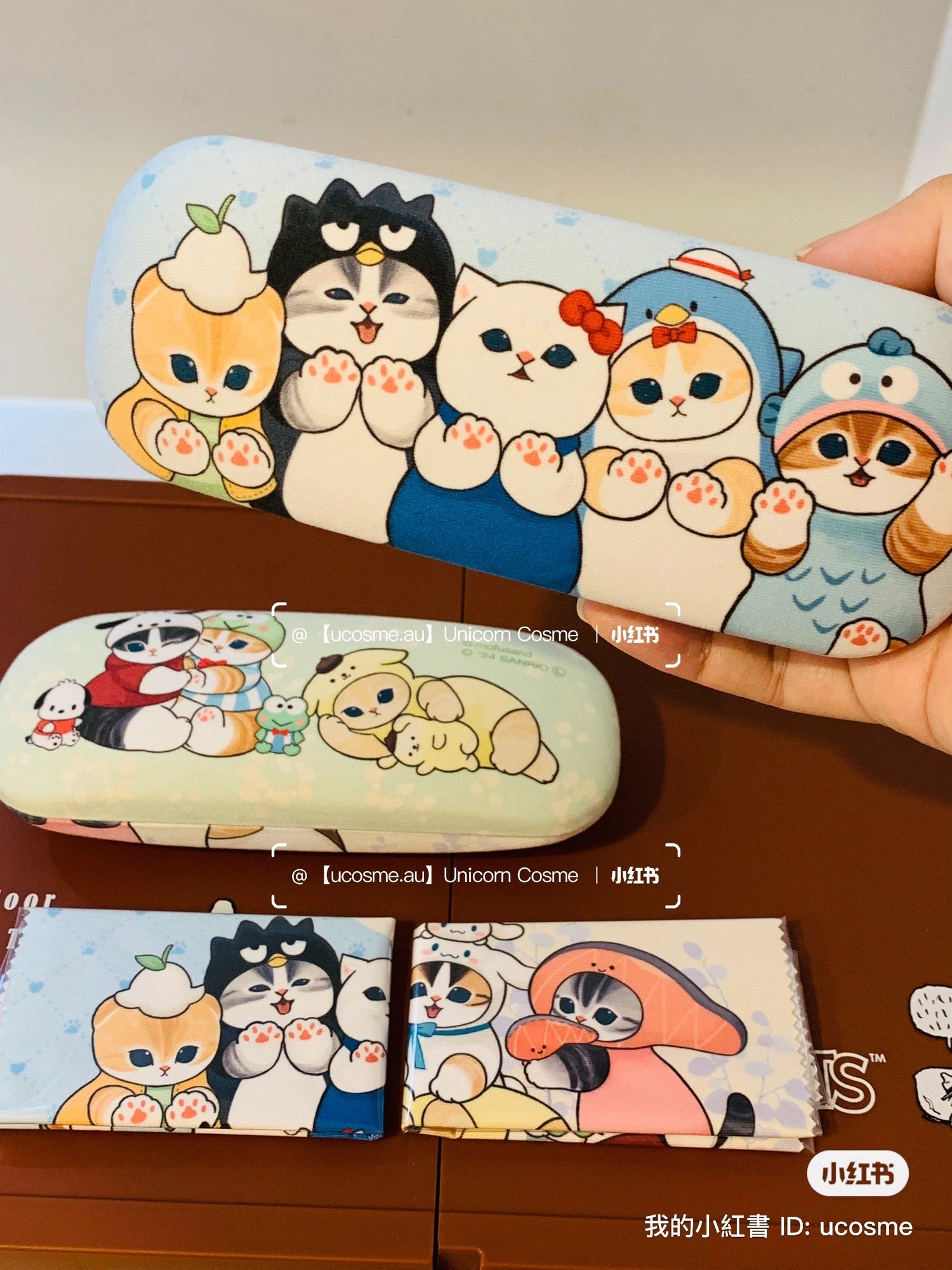 Mofusand｜Sanrio Characters Glasses Case