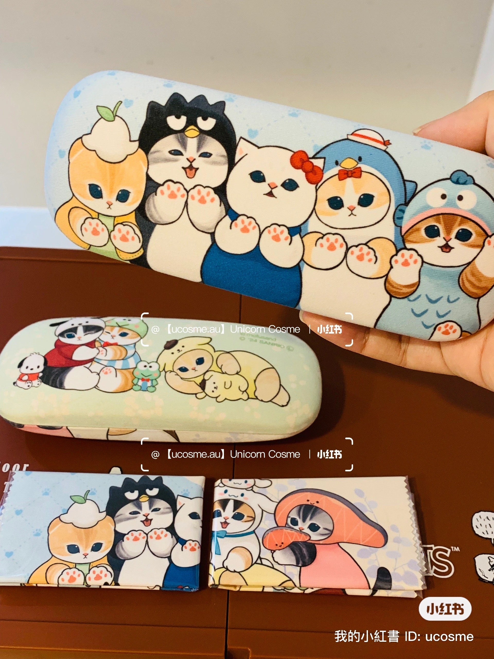 Mofusand｜Sanrio Characters Glasses Case