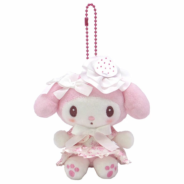 Sanrio｜My Melody 50th Anniversary  Mascot Holder /Plush Keychain｜H11.5 x W11 x D6cm approx.✔️