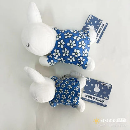 Miffy｜Blue Dress collection-Sleeping Friend Plush Dolls/Plush Toy｜W190 x H120 x D150mm approx.
