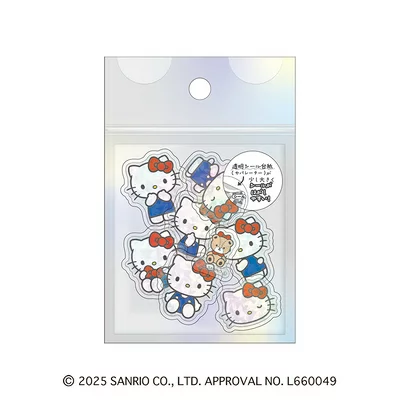 Sanrio｜Aurora Hologram Clear Flake Stickers｜40 pieces