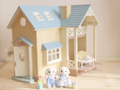 【限时折扣】SylvanianFamilies森贝儿家族｜Bluebell Cottage Gift Set-Milk Rabbit风信子别墅+牛奶兔站宝套组/玩具/过家家5671