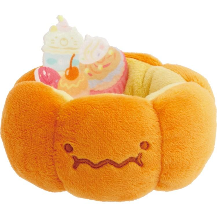 Sumikko gurashi｜Magical Halloween Scene Plush Ebi Ten no Shippo &amp; Pumpkin Accessory Case｜50×50×40mm approx.