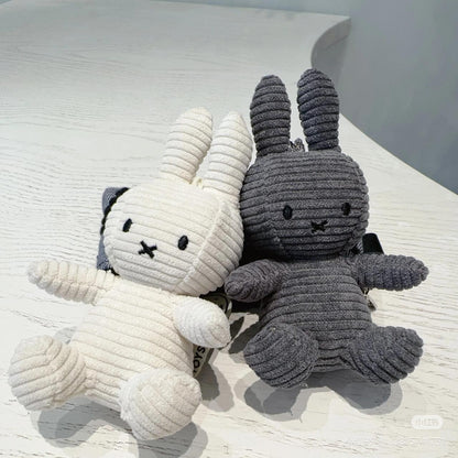 Miffy｜ECO Corduroy Mascot Holder /Plush Keychain｜10 cm – 4″ approx.