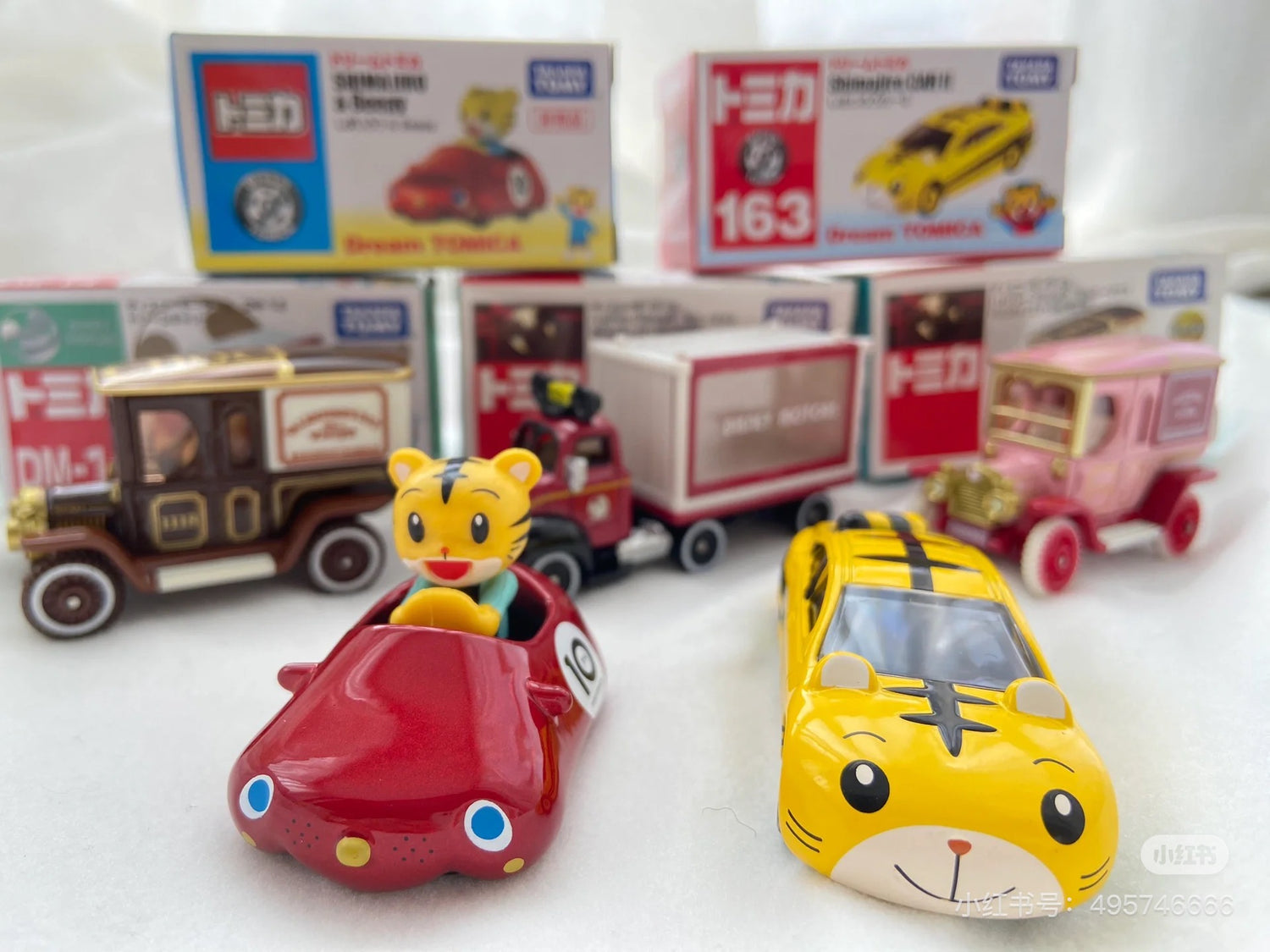 Tomica｜Dream Tomcia Shimajiro Cariao巧虎汽车/玩具车/摆件｜约W78×H41×D39mm