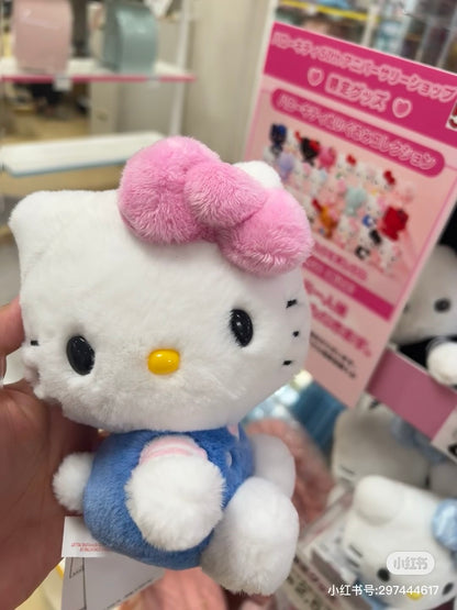 HelloKitty凯蒂猫｜Sanrio Hello Kitty 50th Anniversary50周年限定缤纷24色colors毛绒玩偶/公仔 ｜约12.5 x 9.8 x 15 cm