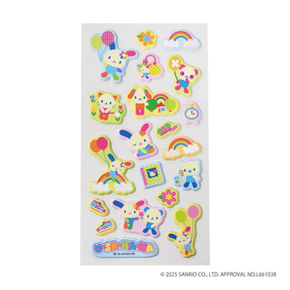Sanrio｜Usahana Puffy Sticker｜185×95mm approx.