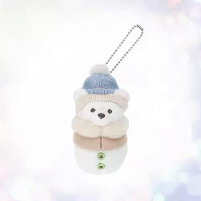 Disney｜Duffy and friend Winter 2025 snowman Mascot Holder /Plush Keychain