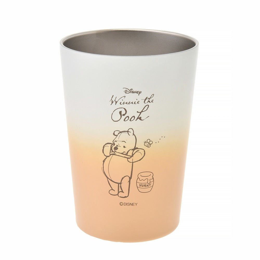 Disney|噗噗小熊维尼/winnie the pooh变色2用不锈钢保温杯/可直接喝/也可把一次性塑料杯放里面保温保冷|約460ml