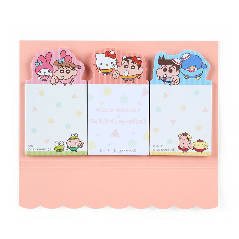 Sanrio｜Crayon shin-chan蜡笔小新联名mini便签条/便签本｜3种各20枚