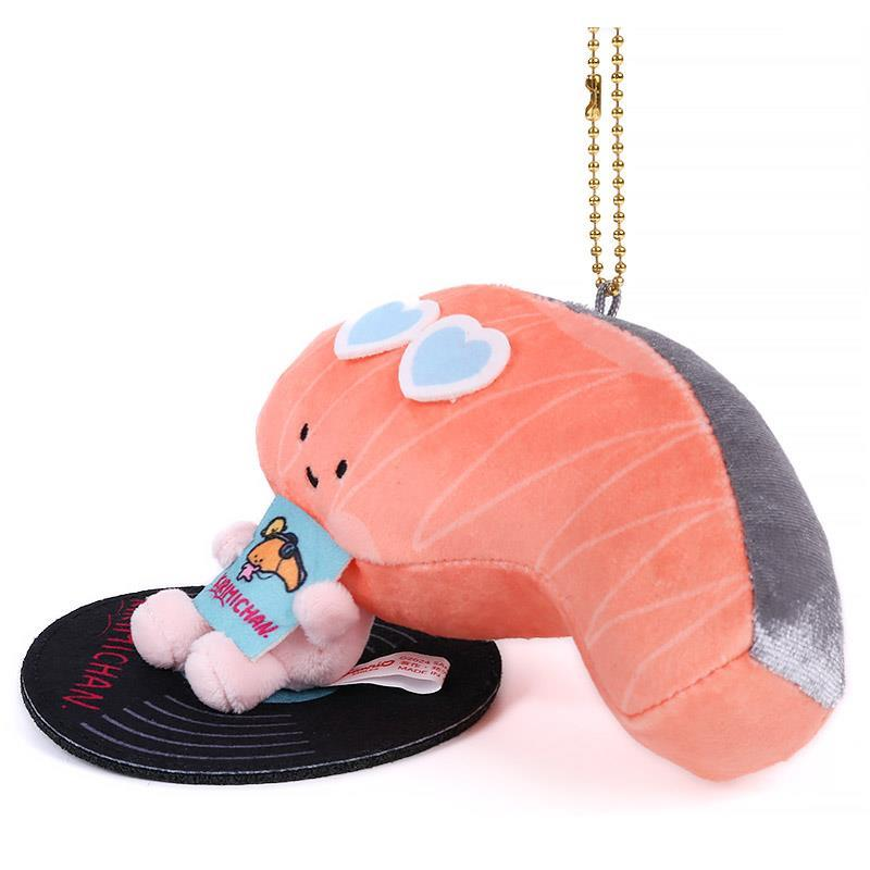 Sanrio三丽鸥｜ Original Mascot Holder - Kirimichan/Gudetama / Summer Festival夏日音乐祭三文鱼切片懒蛋蛋毛绒挂件/包挂｜約11.5 x 10.3 x 8.3cm