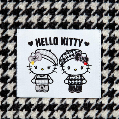 Hello Kitty｜Monochrome Girly Twin Coordinate Hello Kitty &amp; Hello Mimmy Scarf｜60×0.5×200cm approx.
