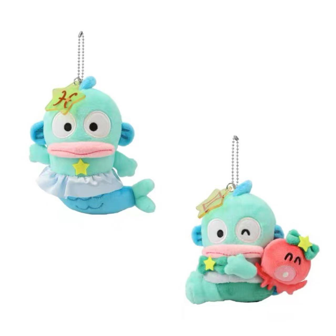Sanrio｜Hangyodon 40th Anniversary Happy Life constellations Mascot Holder /Plush Keychain
