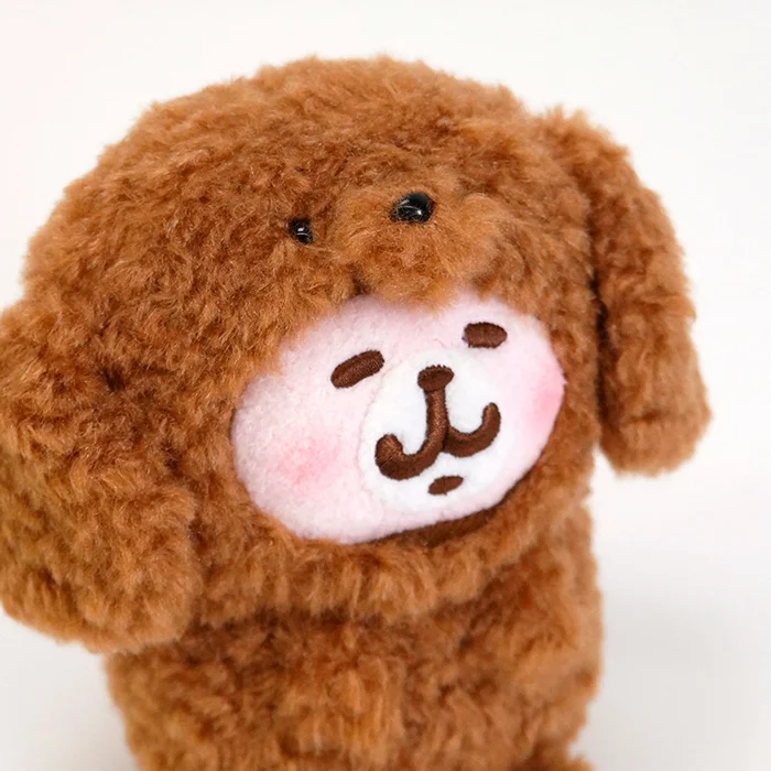 Kanahei卡娜赫拉｜Small Animals Poodle Rabbit贵宾犬兔兔迷你毛绒坐姿玩偶/公仔｜約H14 x W12.5 x D9.5cm