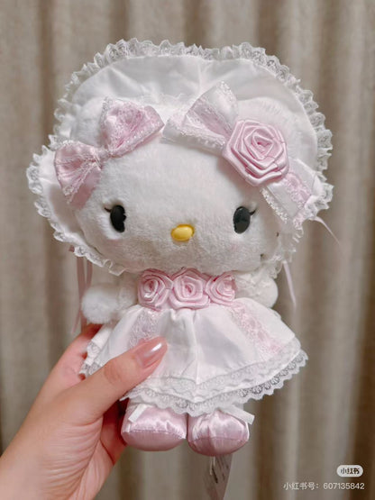 Sanrio｜White Frill Design Plush Dolls/Plush Toy｜20×12×23cm approx.