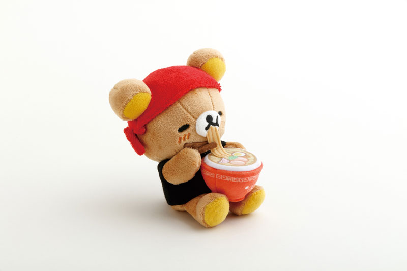 Rilakkuma轻松熊｜Plush Rilakkuma拉面店系列轻松熊毛绒玩偶/公仔｜約125 x 120 x 100mm