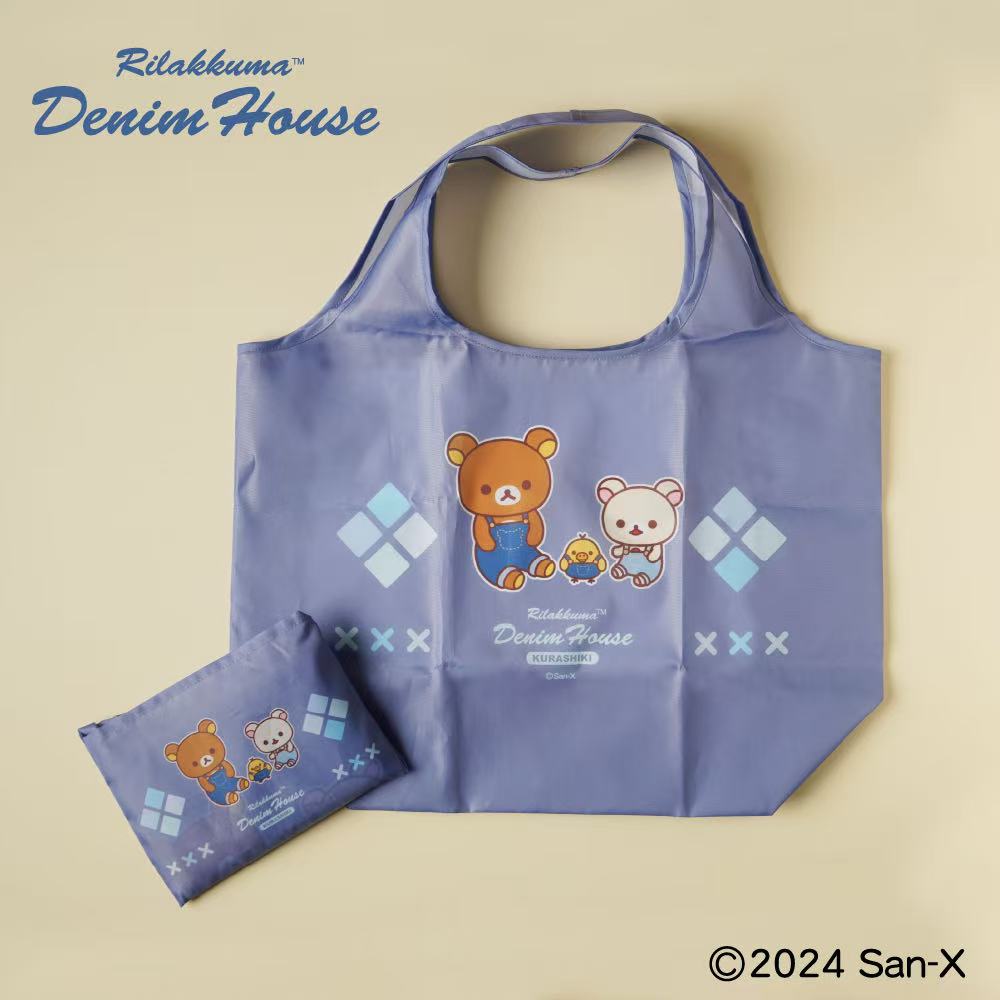 Rilakkuma｜Kurashiki Denim House shopping bag