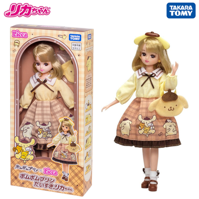 Licca｜Licca-chan Doll I Love Pompompurin ｜ 27 x 13 x 5cm approx.
