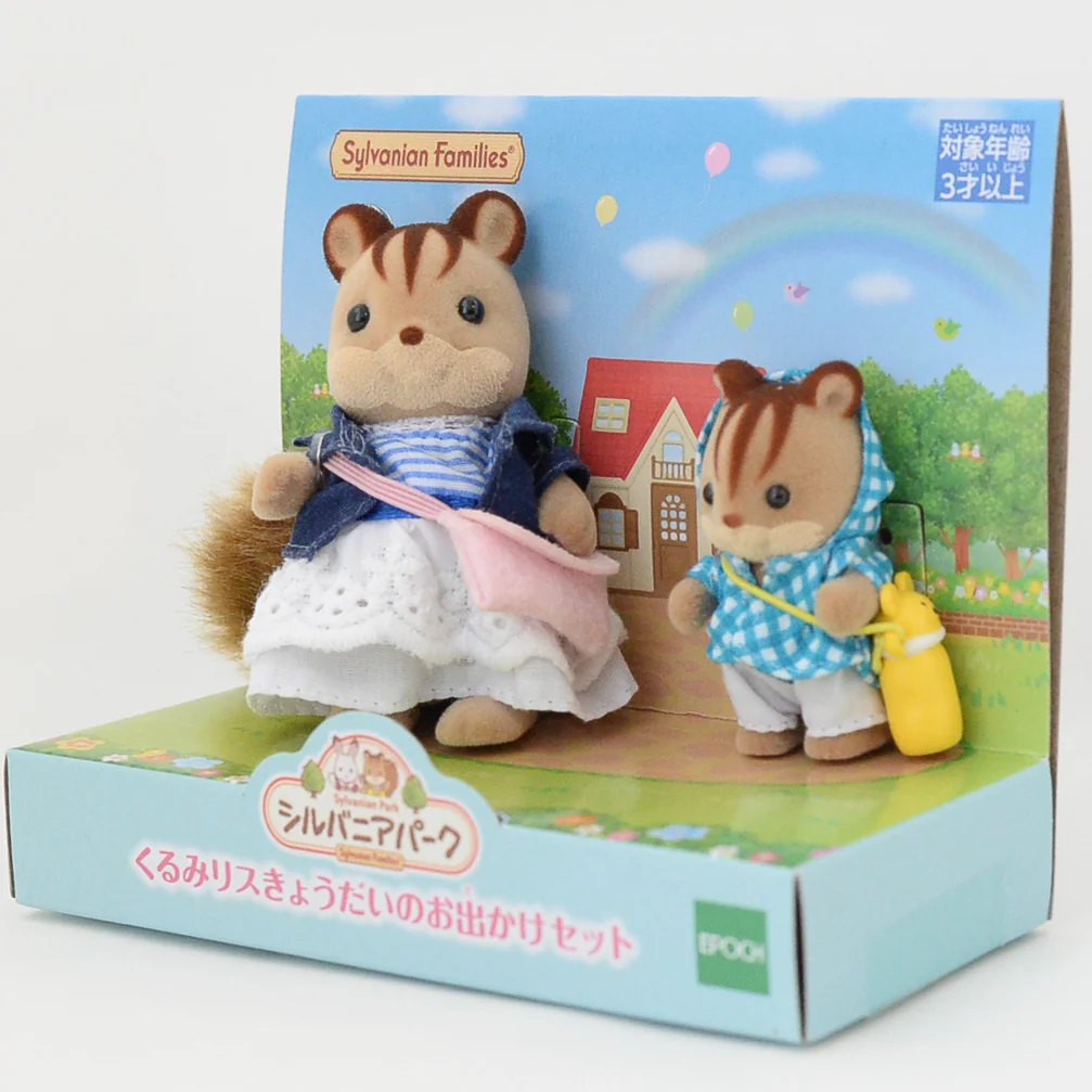 SylvanianFamilies｜Walnut Squirrel Outing Set